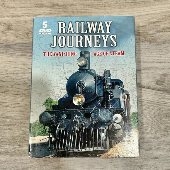 Other - Railway Journeys: The Vanishing Age of Steam DVD 5-Disc Set 2005 Train History
